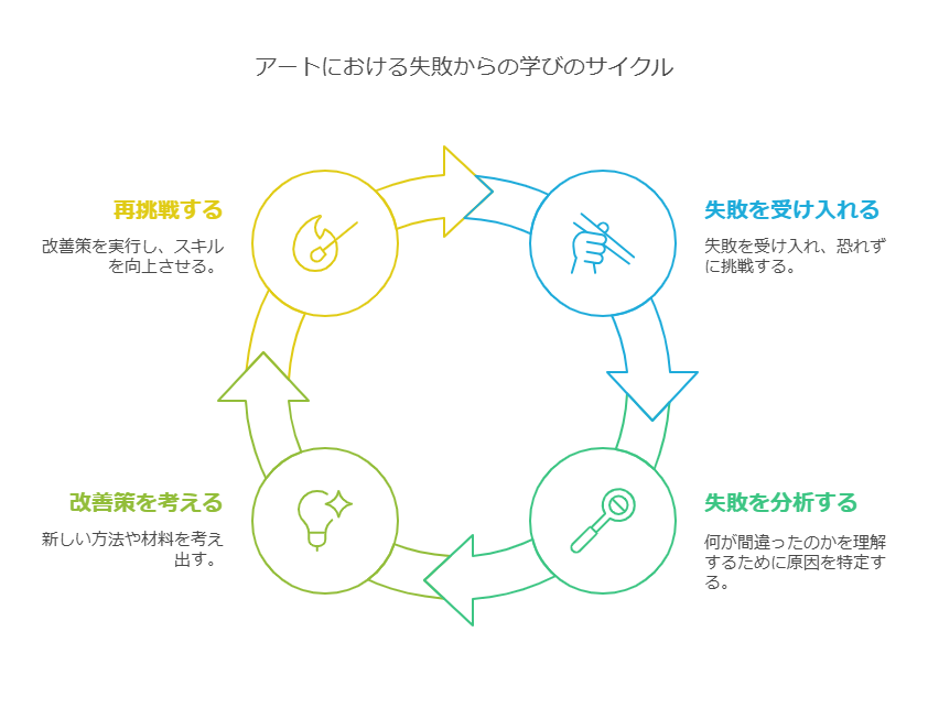 1. アート活動における失敗の定義 visual selection