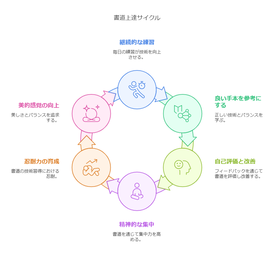 8. 書道の上達に役立つコツ visual selection