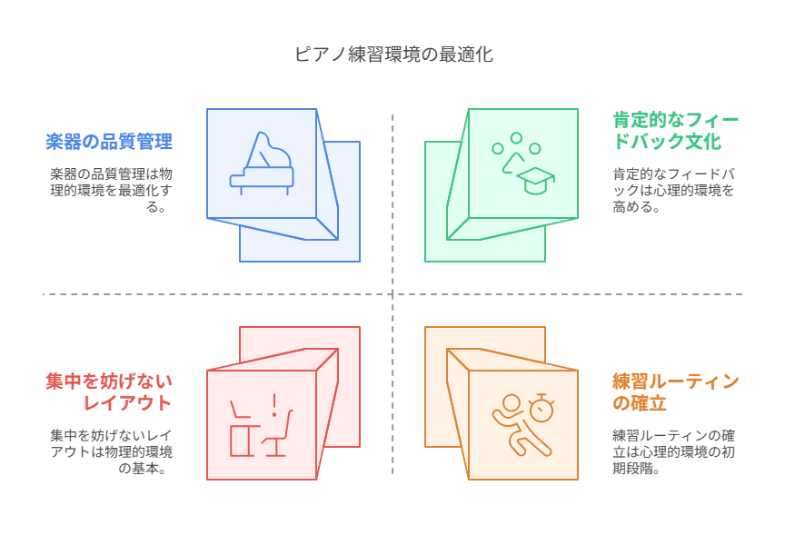 1. 適切な練習環境の整備 visual selection